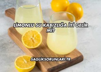 Limonlu Su Kabızlığa İyi Gelir mi?