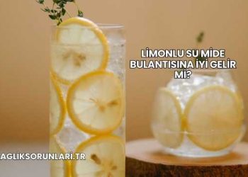 Limonlu Su Mide Bulantısına İyi Gelir mi?