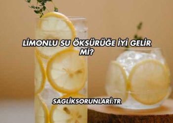 Limonlu Su Öksürüğe İyi Gelir mi?