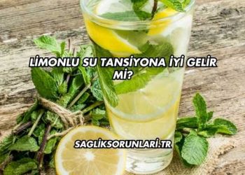 Limonlu Su Tansiyona İyi Gelir mi?