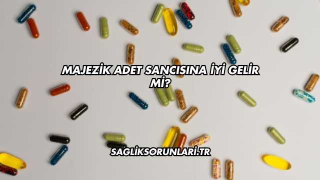 Majezik Adet Sancısına İyi Gelir mi?