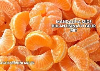 Mandalina Mide Bulantısına İyi Gelir mi?