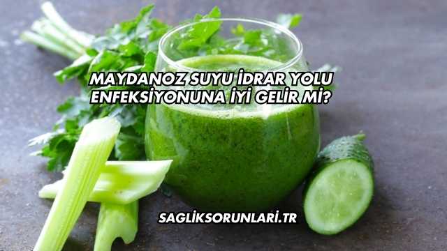 Maydanoz Suyu İdrar Yolu Enfeksiyonuna İyi Gelir mi?