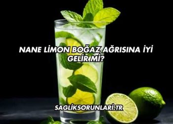 Nane Limon Boğaz Ağrısına İyi Gelir mi