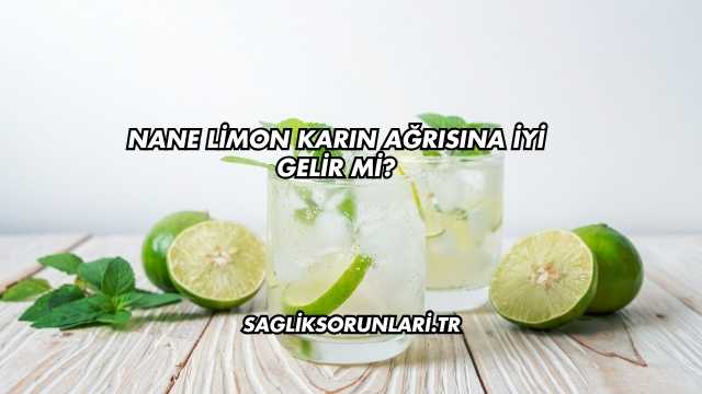 Nane Limon Karın Ağrısına İyi Gelir mi?