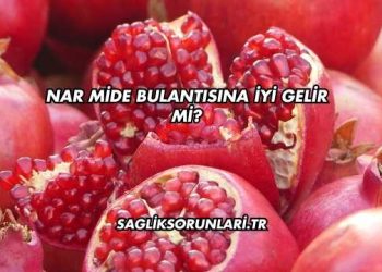 Nar Mide Bulantısına İyi Gelir mi?