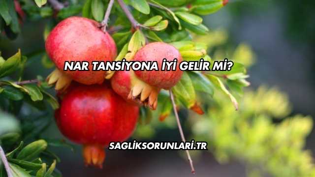 Nar Tansiyona İyi Gelir mi?