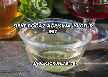 Sirke Boğaz Ağrısına İyi Gelir mi?