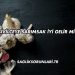 Sivilceye Sarımsak İyi Gelir mi?