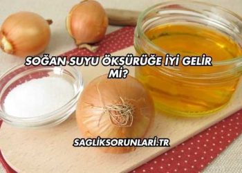 Soğan Suyu Öksürüğe İyi Gelir mi?