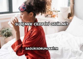 Su İçmek Cilde İyi Gelir mi?