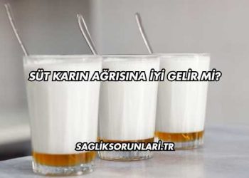 Süt Karın Ağrısına İyi Gelir mi?