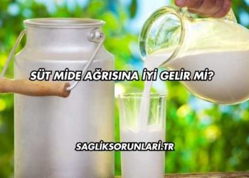 Süt Mide Ağrısına İyi Gelir mi?