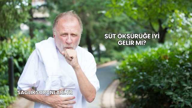 Süt Öksürüğe İyi Gelir mi?