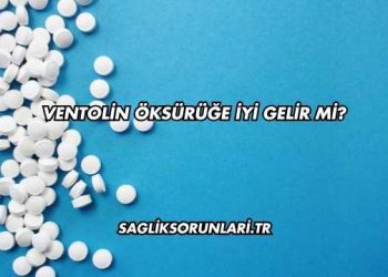 Ventolin Öksürüğe İyi Gelir mi