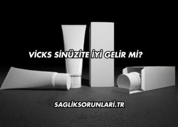 Vicks Sinüzite İyi Gelir mi?