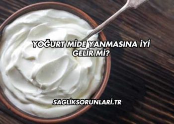 Yoğurt Mide Yanmasına İyi Gelir mi?