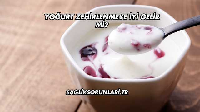 Yoğurt Zehirlenmeye İyi Gelir mi?