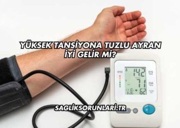Yüksek Tansiyona Tuzlu Ayran İyi Gelir mi?
