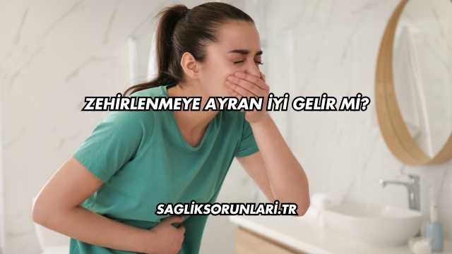 Zehirlenmeye Ayran İyi Gelir mi?