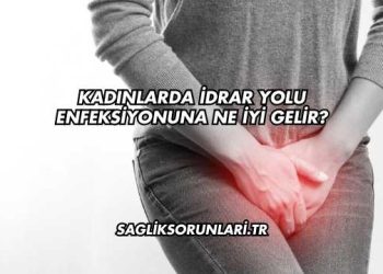 Kadınlarda İdrar Yolu Enfeksiyonuna Ne İyi Gelir?