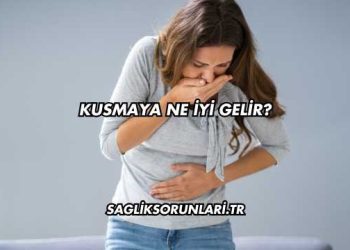 Kusmaya Ne İyi Gelir?