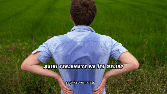 Aşırı Terlemeye Ne İyi Gelir?