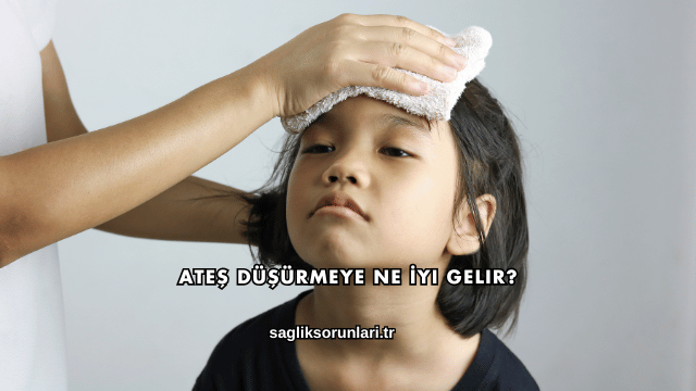 Ateş Düşürmeye Ne İyi Gelir?