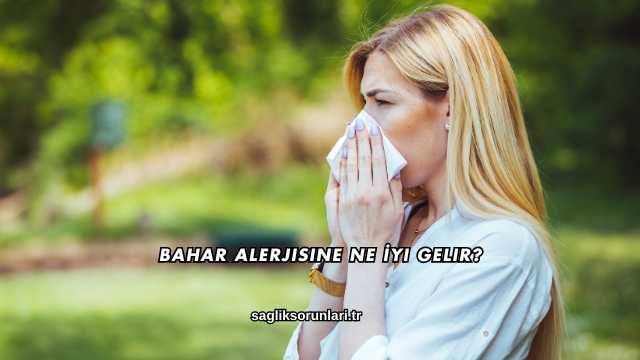 Bahar Alerjisine Ne İyi Gelir?