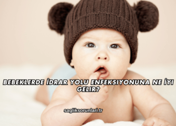 Bebeklerde İdrar Yolu Enfeksiyonuna Ne İyi Gelir?