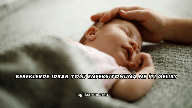 Bebeklerde İdrar Yolu Enfeksiyonuna Ne İyi Gelir?