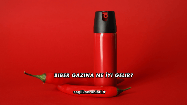 Biber Gazına Ne İyi Gelir?
