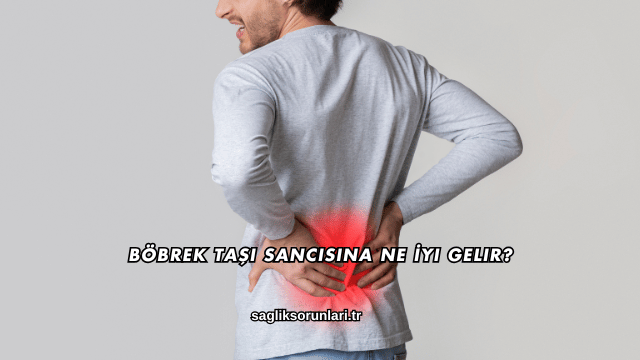 Böbrek Taşı Sancısına Ne İyi Gelir?