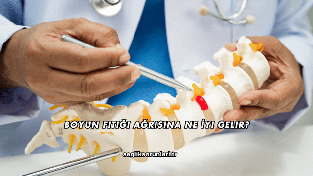 Boyun Fıtığı Ağrısına Ne İyi Gelir?