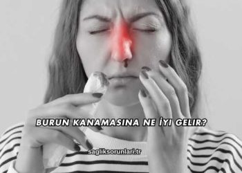 Burun Kanamasına Ne İyi Gelir?