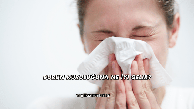 Burun Kuruluğuna Ne İyi Gelir?