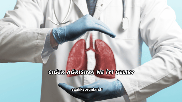 Ciğer Ağrısına Ne İyi Gelir?