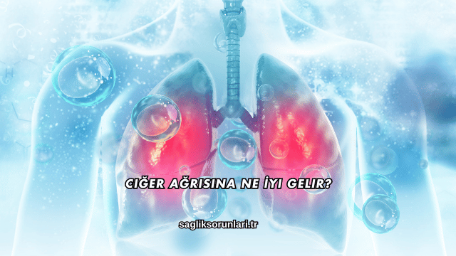Ciğer Ağrısına Ne İyi Gelir?