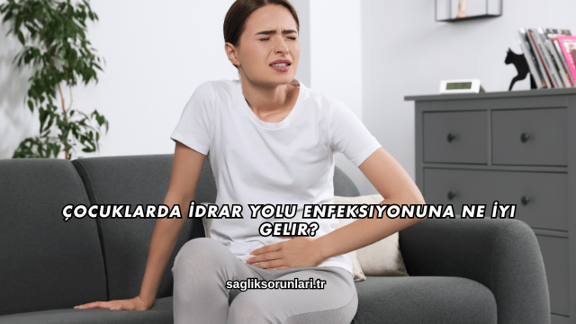 Çocuklarda İdrar Yolu Enfeksiyonuna Ne İyi Gelir?