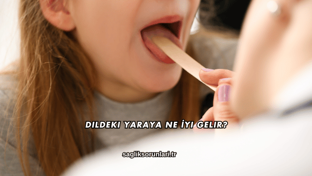 Dildeki Yaraya Ne İyi Gelir?