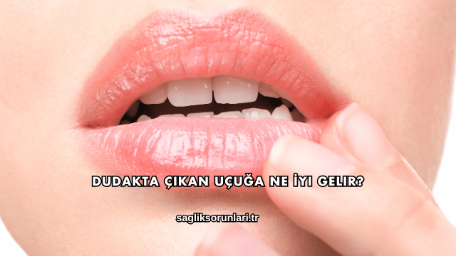 Dudakta Çıkan Uçuğa Ne İyi Gelir?