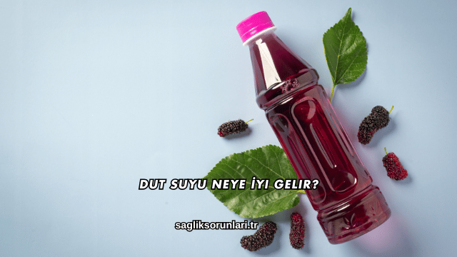 Dut Suyu Neye İyi Gelir?