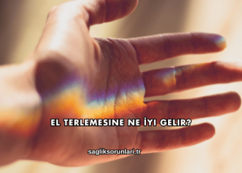 El Terlemesine Ne İyi Gelir?