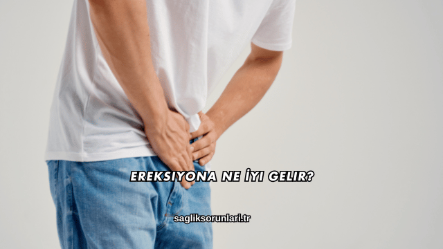 Ereksiyona Ne İyi Gelir?