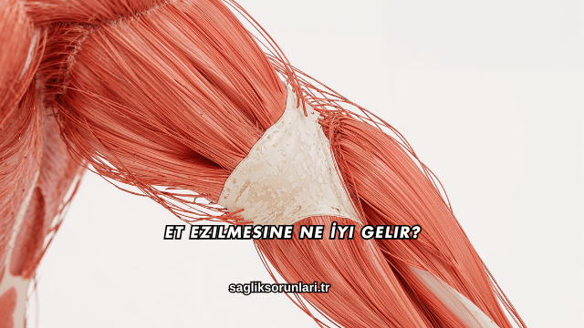 Et Ezilmesine Ne İyi Gelir?