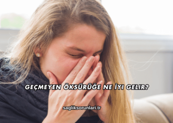 Geçmeyen Öksürüğe Ne İyi Gelir?