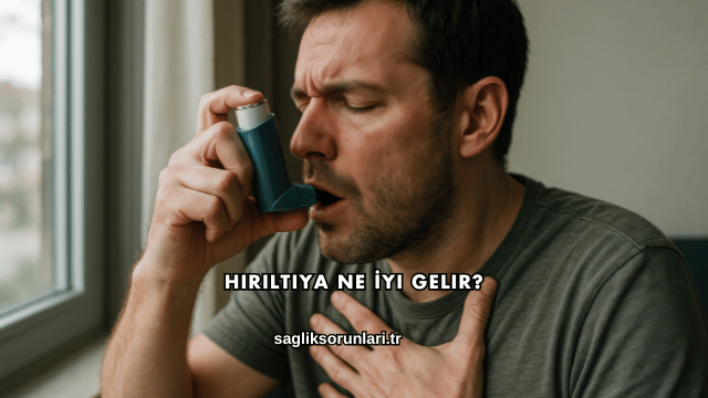 Hırıltıya Ne İyi Gelir?