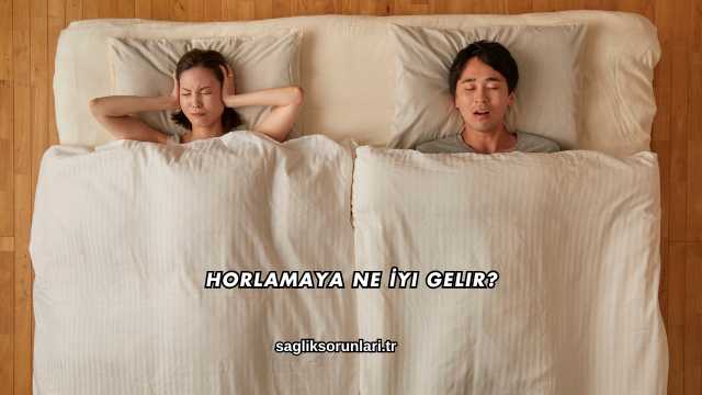 Horlamaya Ne İyi Gelir?