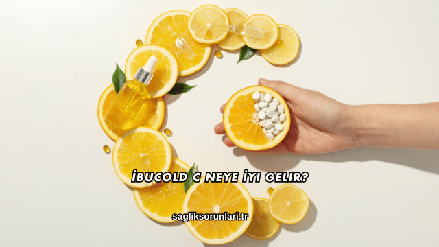 İbucold C Neye İyi Gelir?