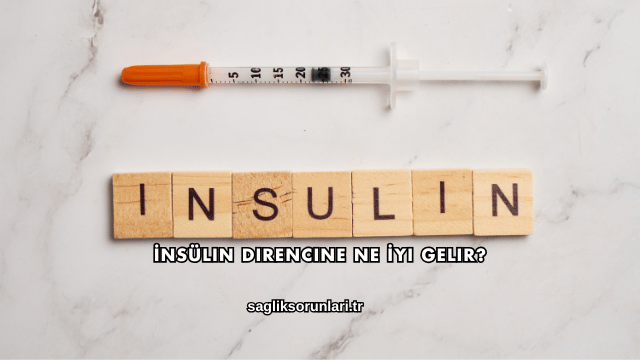 İnsülin Direncine Ne İyi Gelir?
